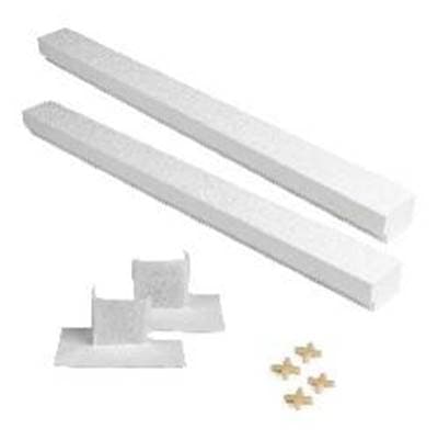 Kurbx 72'' Shower Curb = 2-36'' Curbs Plus Spacers Plus Covers Plus 1-adhesive Plus 2-internal... by KurbX