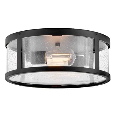Lark Medium Flush Mount - Black by Lark