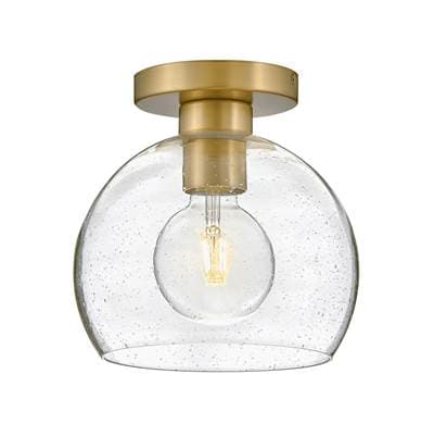 Lark Small Flush Mount - Lacquered Brass by Lark
