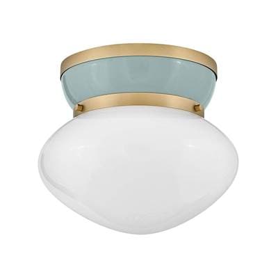 Lark Small Flush Mount - Lacquered Brass by Lark