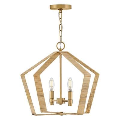 Lark Large Pendant - Lacquered Brass by Lark