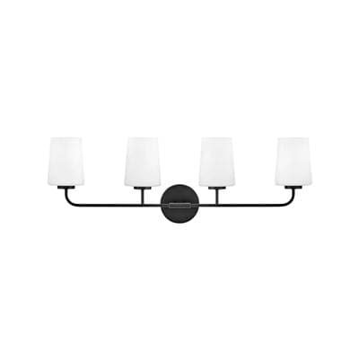 Lark Four Light Vanity - Black by Lark