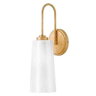 Lark Medium Single Light Vanity - Distressed Brass by Lark