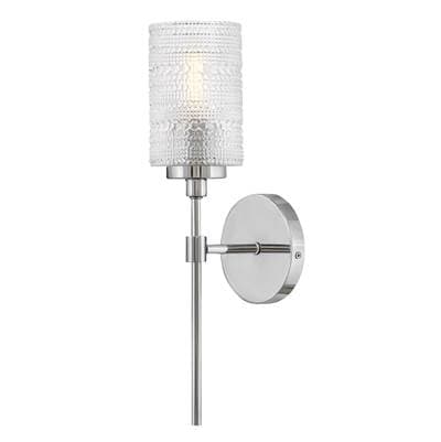 Lark Medium Single Light Sconce - Chrome by Lark
