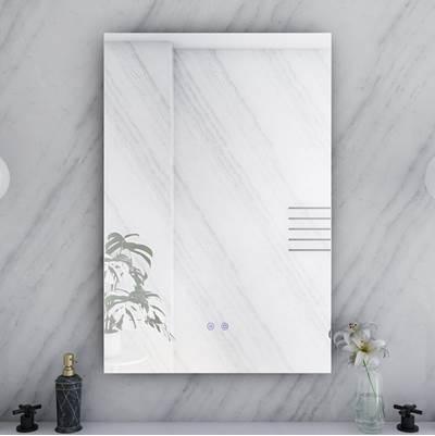 24 by 36 Inch Rectangle Lighted Mirror with Color Change & Anti-Fog