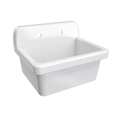 Maidstone Ceramic Utility Wallmount Sink - White by Maidstone