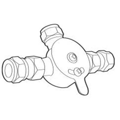 Moen Commercial Mixing Valve with Check Valves - Chrome by Moen Commercial