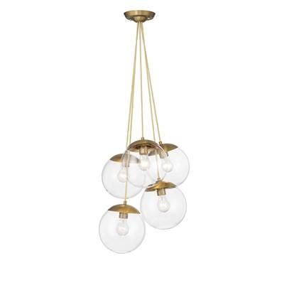 Auresa - 5 Light Cluster Pendant by Minka-Lavery