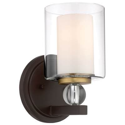 Minka-lavery 1 Light Bath - Painted Bronze Natural Brush by Minka-Lavery