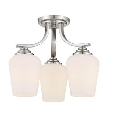 3 Light Semi Flush / Chandelier