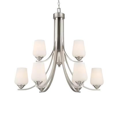 9 Light Chandelier Fixture by Minka-Lavery