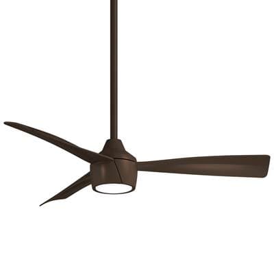 Minka Aire Skinnie 44 In. LED Indoor Oil Rubbed Bronze Ceiling Fan with Remote by Minka Aire