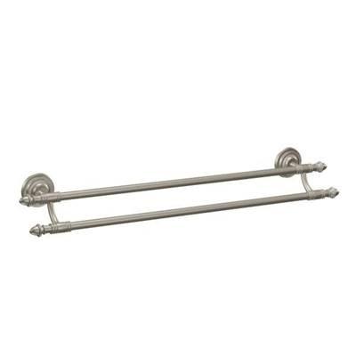 Brushed Nickel 24'' Double Towel Bar