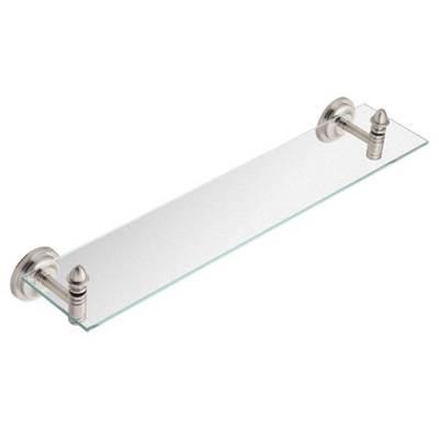 Brushed Nickel Vanity Shelf