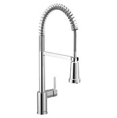 Moen Chrome One-Handle Filtering Pulldown Kitchen Faucet