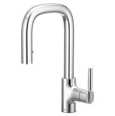 Moen Chrome One-Handle Pulldown Bar Faucet