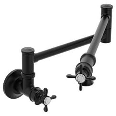 Moen Matte black two-handle kitchen faucet by Moen