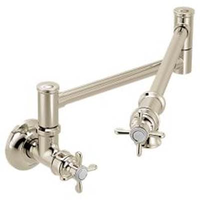 Moen Polished nickel two-handle kitchen faucet by Moen