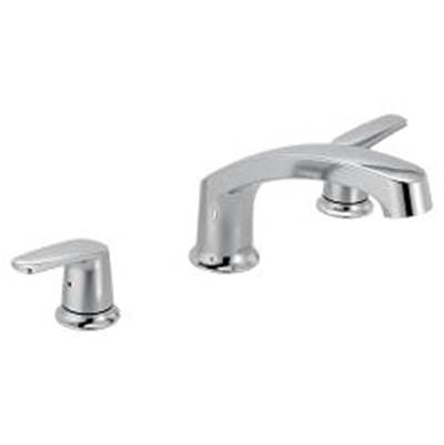 Moen Chrome two-handle roman tub faucet