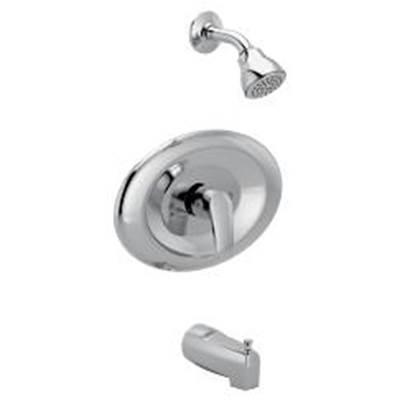 Chrome Posi-Temp(R) tub/shower