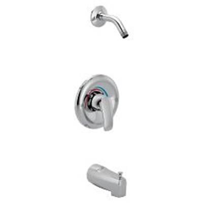 Chrome Posi-Temp(R) tub/shower