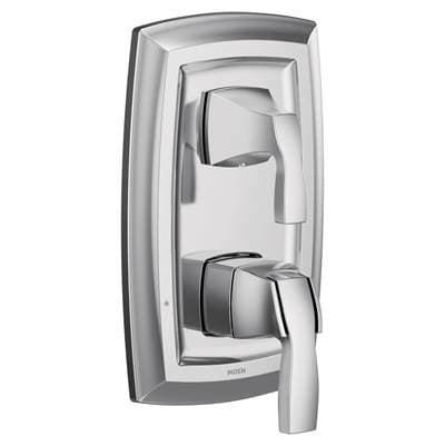 Moen Voss M-CORE 3-Series 2-Handle Shower Trim with Integrated Transfer Valve in Chrome (Valve Sold Separately)