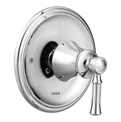 Moen Dartmoor Posi-Temp Single-Handle Wall-Mount Shower Only Faucet Trim Kit in Chrome (Valve Sold Separately)