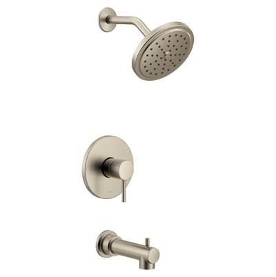 Align M-CORE 3-Series 1-Handle Eco-Performance Tub and Shower Trim Kit in Brushed Nickel (Valve Sold Separately) by Moen