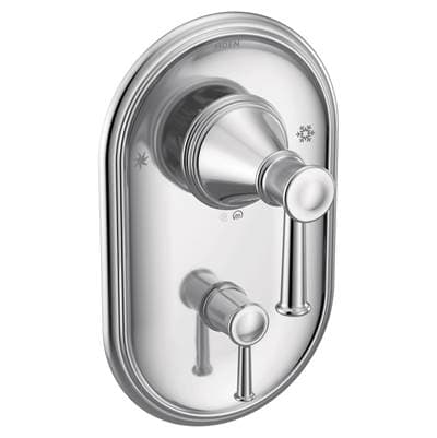 Moen Belfield Posi-Temp with Built-in 3-Function Transfer Valve Trim Kit, Valve Required, Chrome