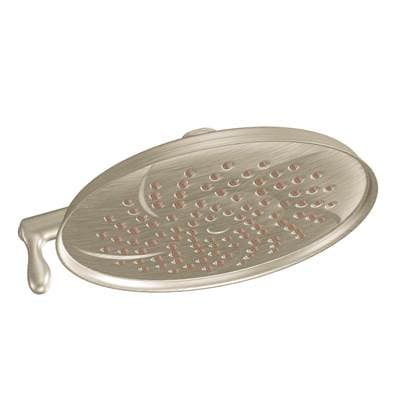 Moen Showering Accessories-Premium Two-Function 8-Inch Diameter Eco-Performance Showerhead, Brushed Nickel by Moen