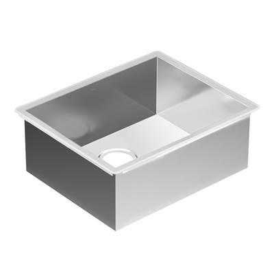 1800 Series 18-Gauge Single Bowl Undermount Sink, Stainless Steel by Moen