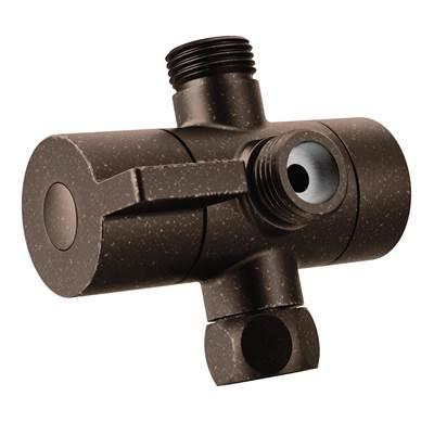 Non-Pivoting Shower Arm Diverter, Oil Rubbed Bronze by Moen