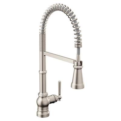 Paterson One Handle Pre-Rinse Spring Pulldown Kitchen Faucet with Power Boost, Spot Resist Stainless