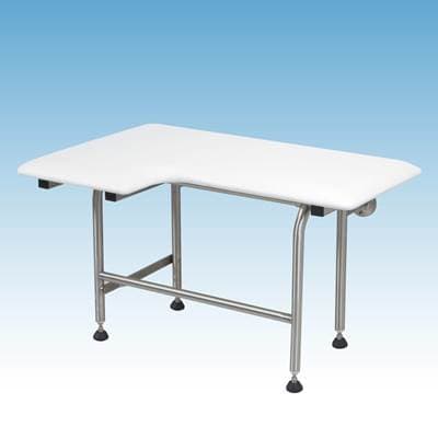 Mustee and Sons Padded Fold Down Seat with Legs, 26'', Right Hand by Mustee And Sons