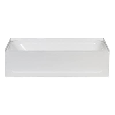 Mustee and Sons Topaz Bathtub, 32'', Fiberglass, White - Semi Gloss by Mustee And Sons