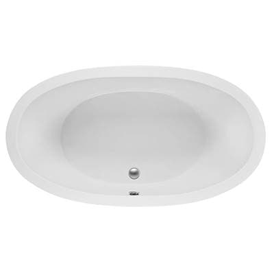 MTI Basics 66X36.75X21.75,Basics,Freestanding Oval Tub - White