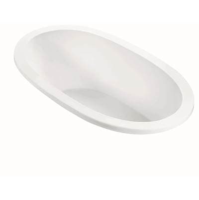 MTI Baths Adena 2 Dolomatte Undermount AIR BATH Elite/ultra Whirlpool - White 63X36 - Matte White by MTI Baths