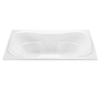 MTI Baths Tranquility 1 Acrylic CXL DROP IN AIR BATH Elite/ultra Whirlpool - Biscuit (72x42) -... by MTI Baths