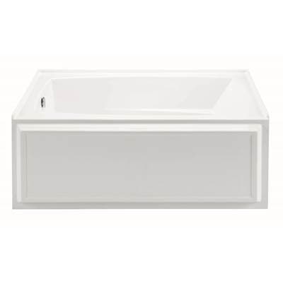 MTI Baths Wyndham 5 Dolomatte Alcove Integral Skirted LH AIR BATH Elite/whirlpool - White... by MTI Baths