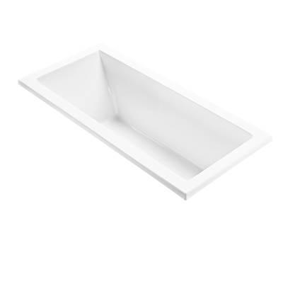 ANDREA 1 ACRYLIC CXL DROP IN SOAKER - WHITE (71.625X31.625) by MTI Baths