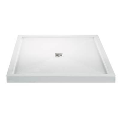 6060 ACRYLIC CXL CENTER DRAIN MULTI THRESHOLD - BISCUIT by MTI Baths