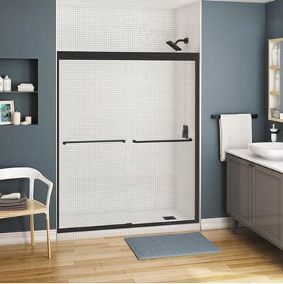 Maax Kameleon 51-55 X 71 Inch 6 Mm Bypass Shower Door for Alcove Installation with Clear Glass in... by Maax