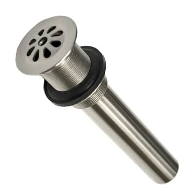 Native Trails 1.5'' Teardrop Drain - Brushed Nickel by Native Trails