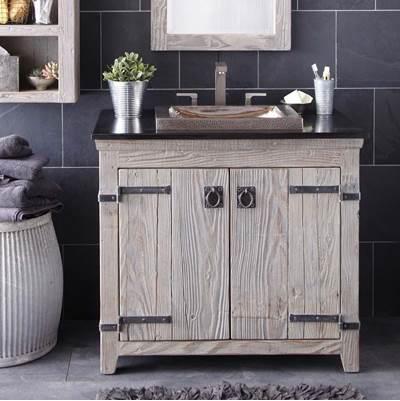 36'' Americana Vanity in Driftwood by Native Trails