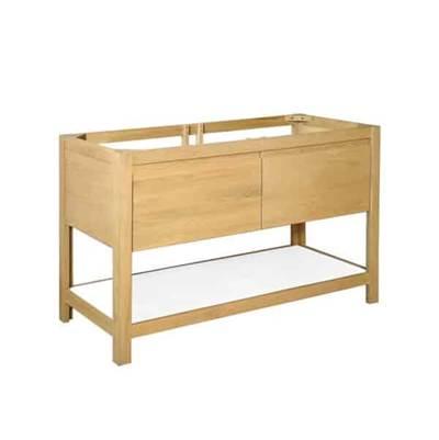 48'' Solace Vanity in Sunrise Oak with Pearl Shelf