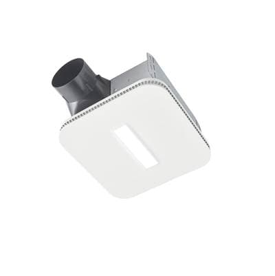 Broan Nutone Roomside Cleancover 110 CFM 1.0 Sone Exhaust Fan with LED Light - White by Broan Nutone