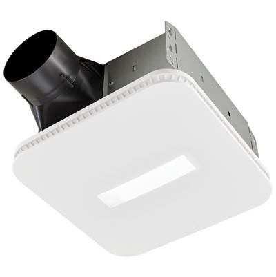 110 CFM 1.0 Sone Ventilation Fan Light with CleanCover Energy Star - White by Broan Nutone