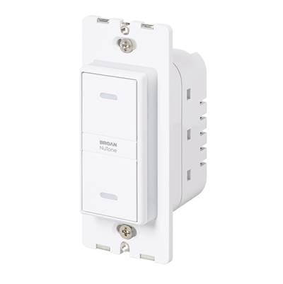 Broan Nutone Overture Smart Air Quality Monitor Wall Control - White by Broan Nutone