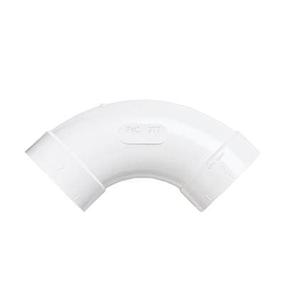 Broan Nutone Nutone 90 Degree Sweep Elbow Fitting, Long - White by Broan Nutone