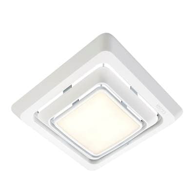 Broan Nutone Easy Install Ceiling Exhaust Fan Grille/cover with LED Light (single Unit) - White by Broan Nutone